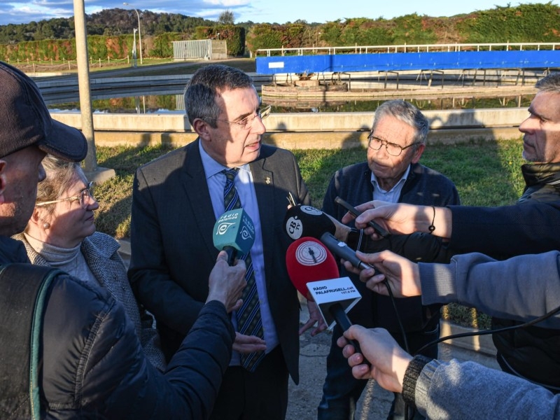 Foto 3: El temporal Harry provoca danys greus a la depuradora de Palamós i obliga a activar mesures d'emergència
