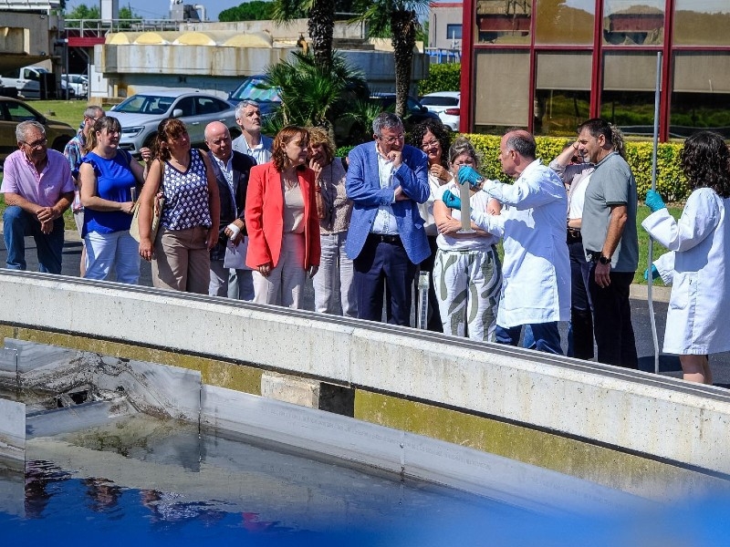 Foto 6: La depuradora de Palamós recupera la plena funcionalitat cinc mesos després que el temporal Harry la deixés totalment