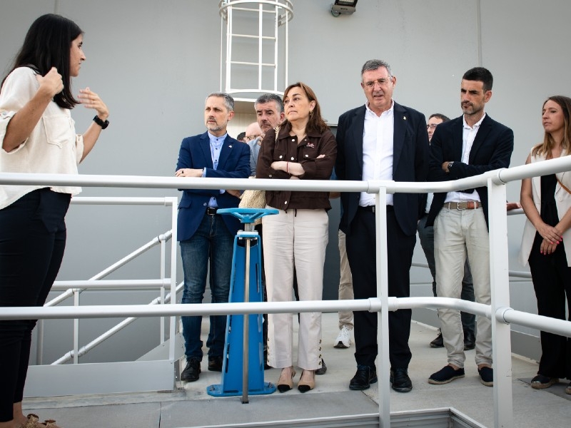 Foto 2: Inaugurada la potabilitzadora de l'Escala, que millorarà la qualitat i la garantia del subministrament d'aigua al mun