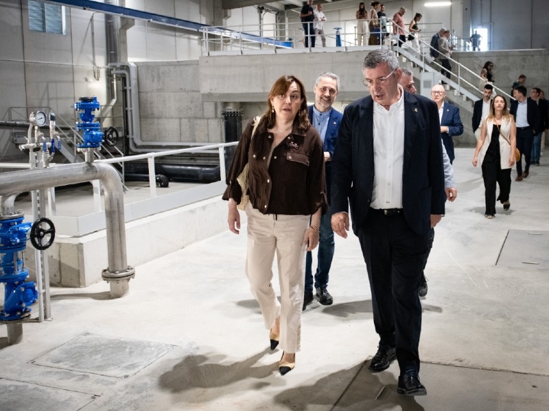 Foto 5: Inaugurada la potabilitzadora de l'Escala, que millorarà la qualitat i la garantia del subministrament d'aigua al mun