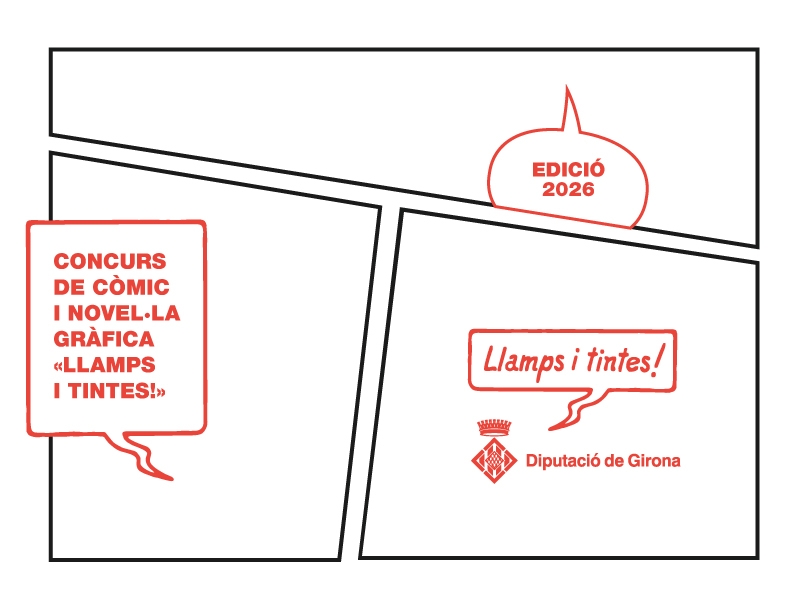 Foto : La Diputació de Girona obre la convocatòria del Concurs de Còmic i Novel·la Gràfica «Llamps i Tintes!»&nbsp;
