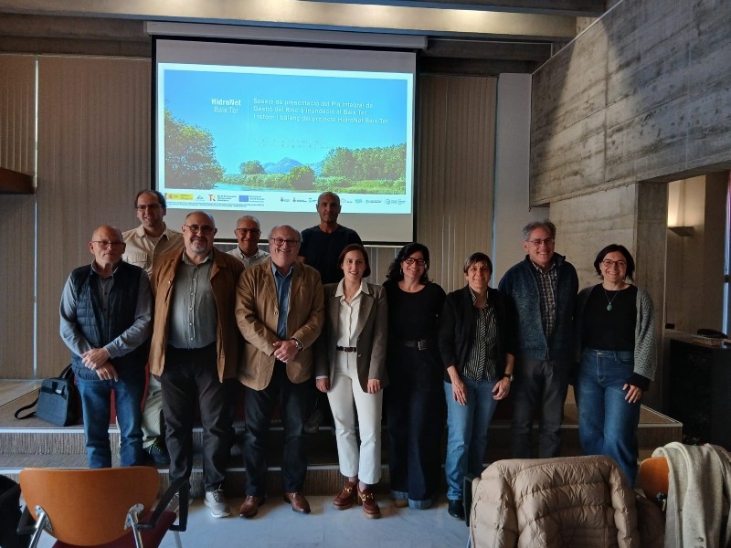 Foto : El projecte HidroNet Baix Ter fa balanç dels resultats aconseguits després de tres anys i mig de la posada en marxa</