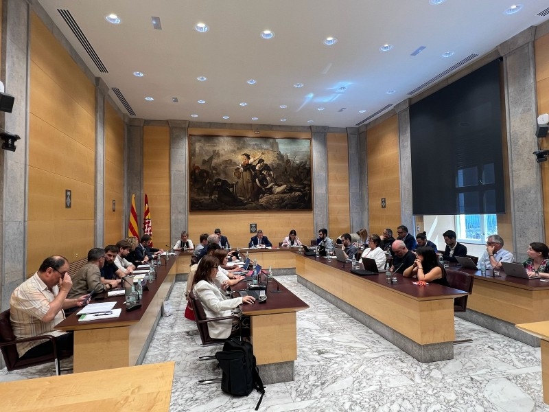 Foto : El Ple de la Diputació de Girona aprova la moció per una transició energètica justa, participada i pública
