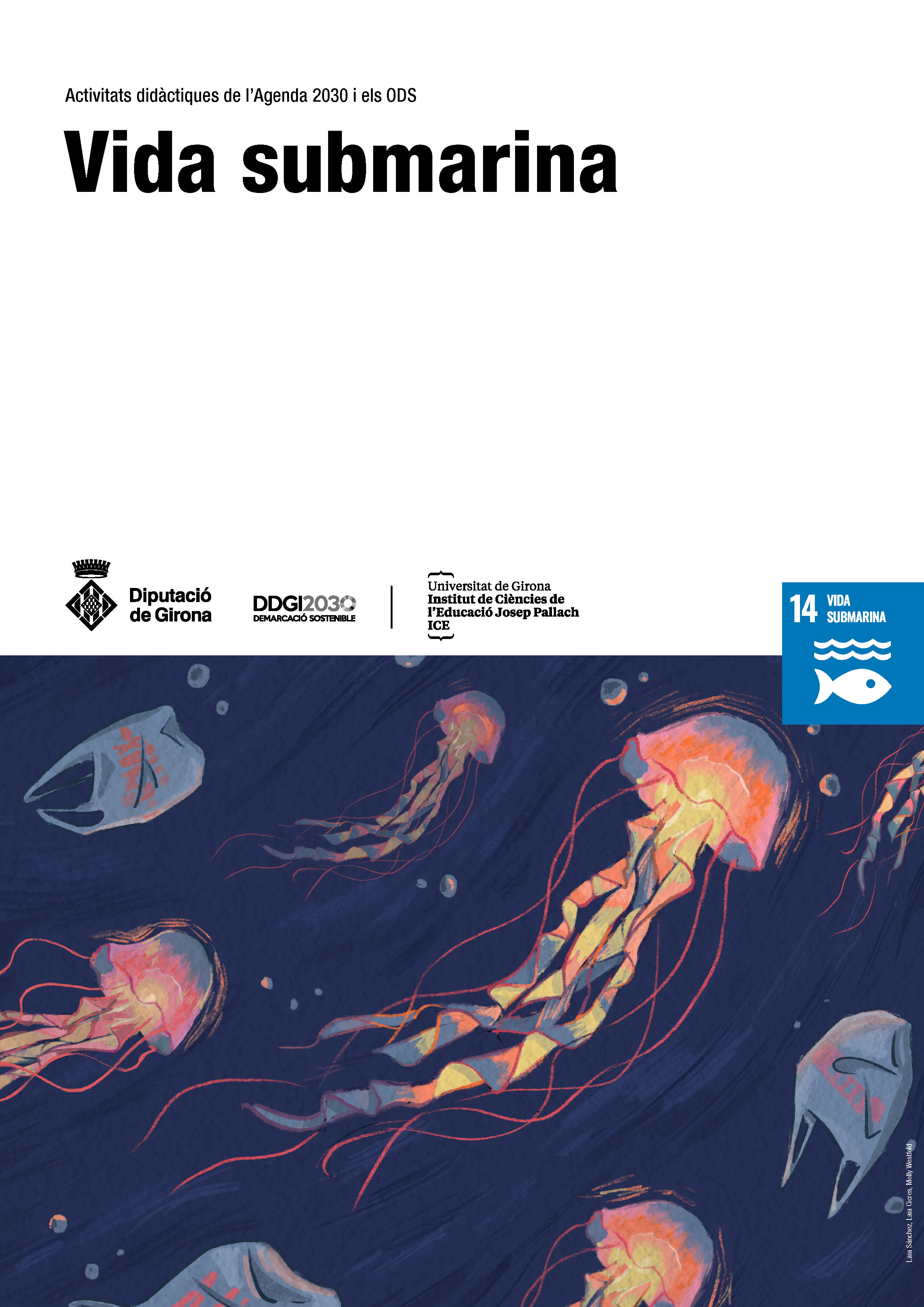 Portada de l'activitat ODS 14. Vida submarina