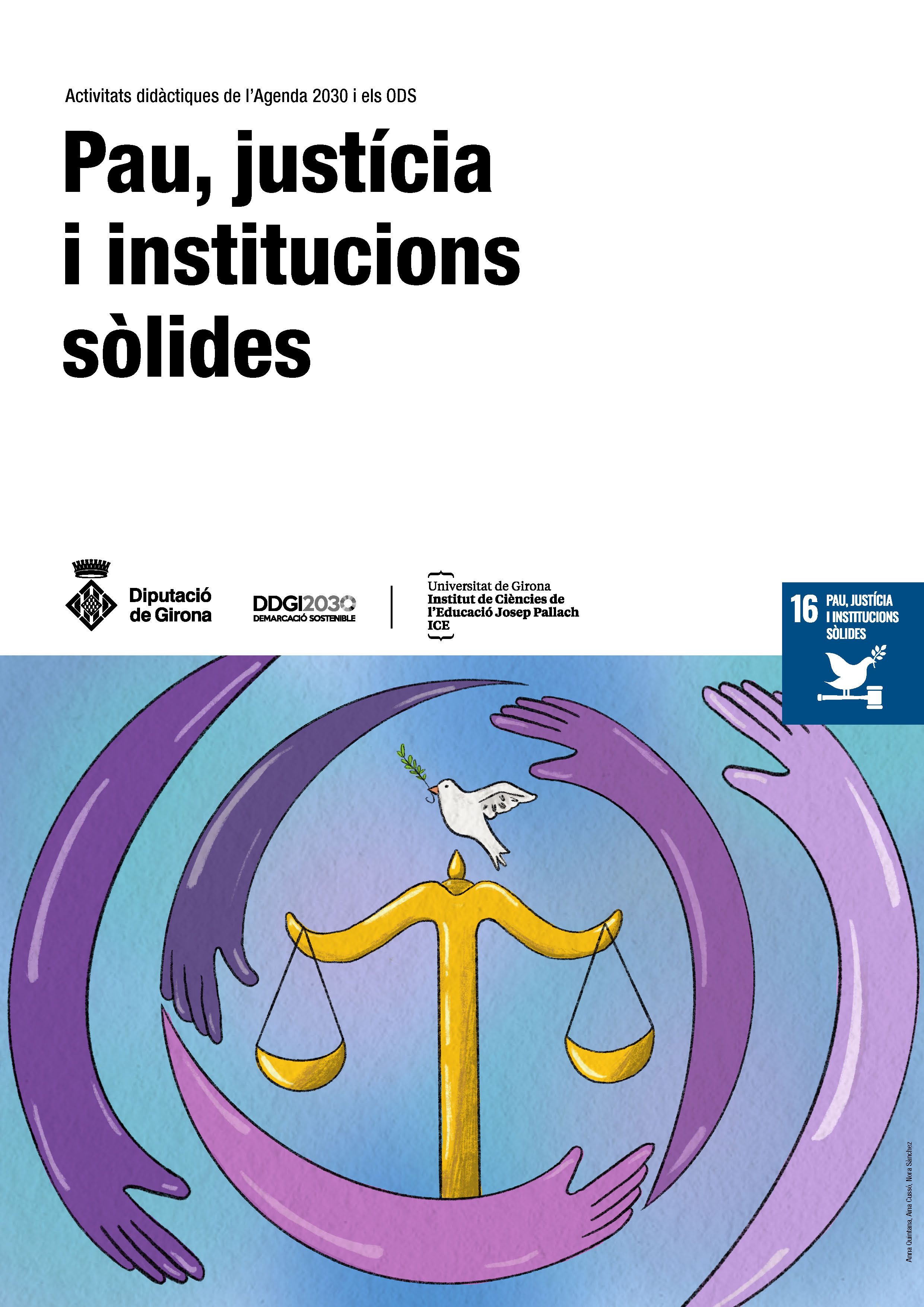 Portada de l'activitat ODS 16. Pau, justícia i institucions sòlides