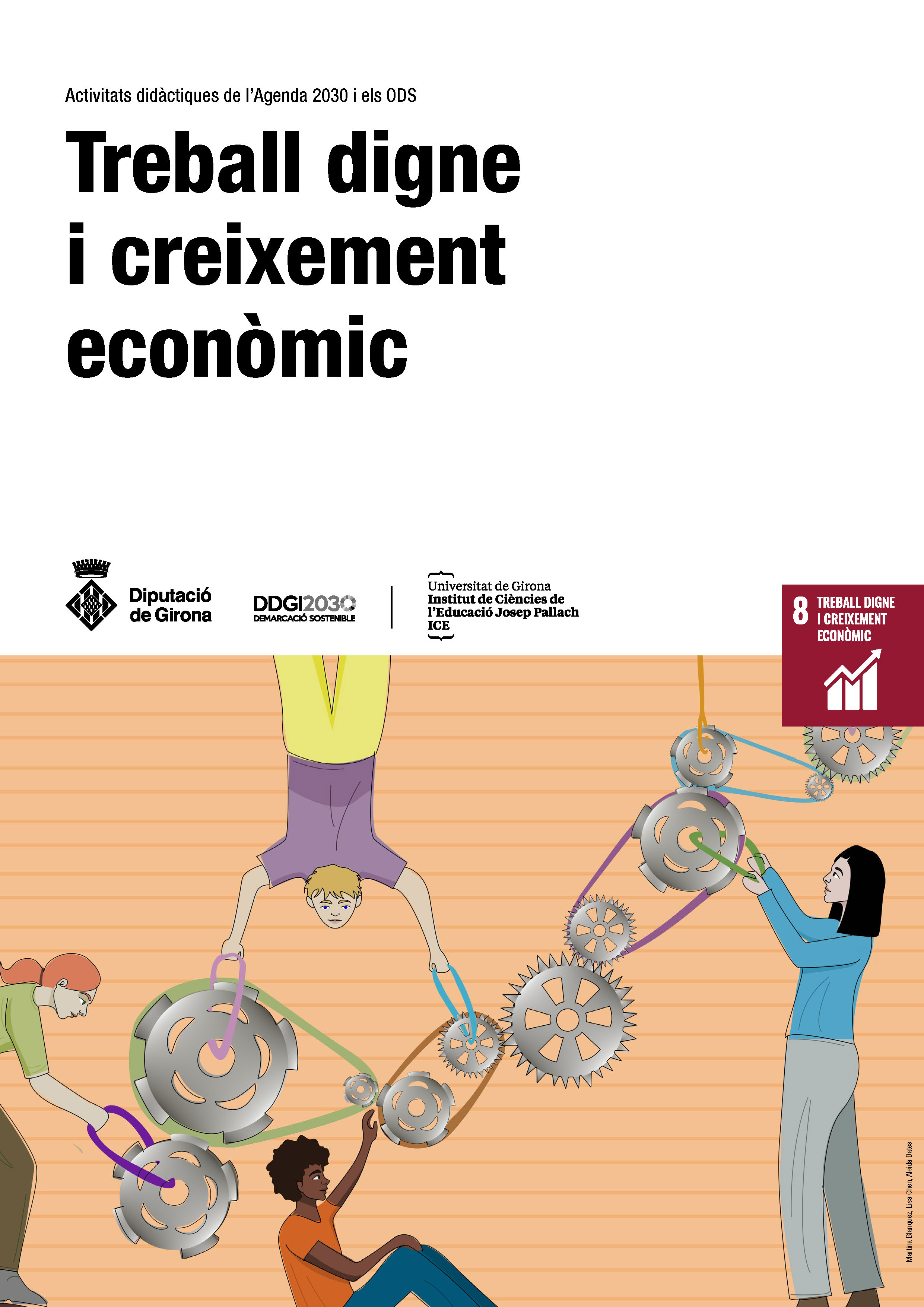 Portada de l'activitat ODS 8. Treball digne i creixement econòmic
