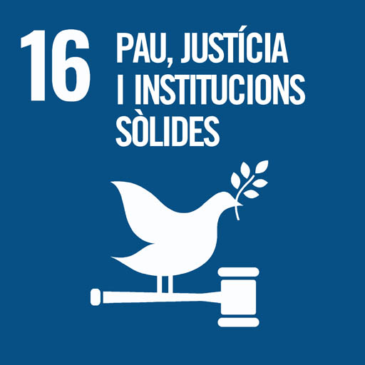ODS 16. Pau, justícia i institucions sòlides