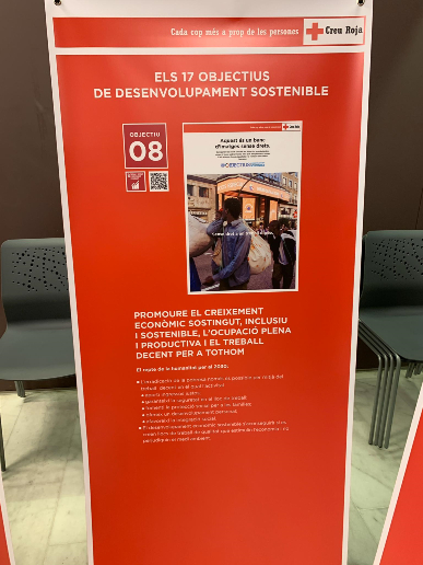 Exposició ODS al claustre de la Diputació de Girona