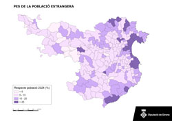 Pes de la poblaci estrangera